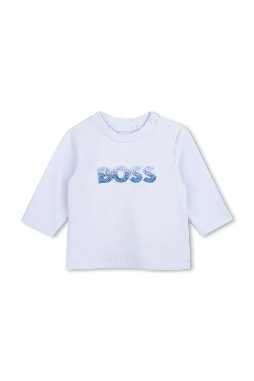 BOSS majica dugih rukava za bebe od pamuka