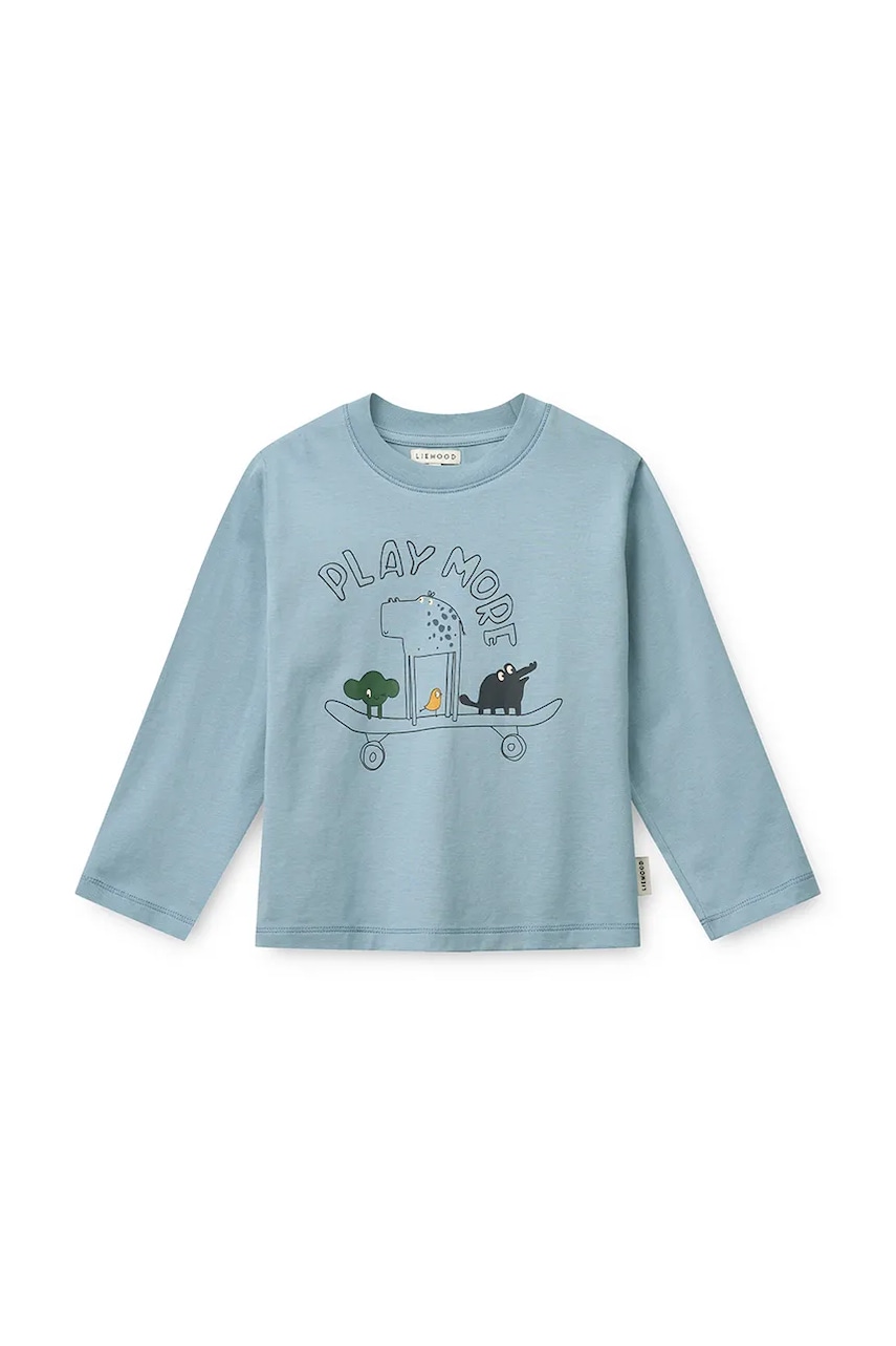 Liewood  tričko s dlhým rukávom detské bavlnené Francis Placement LS T-shirt