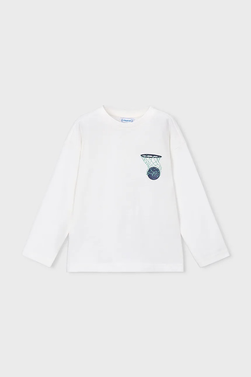 Mayoral tričko s dlhým rukávom detské bavlnené
