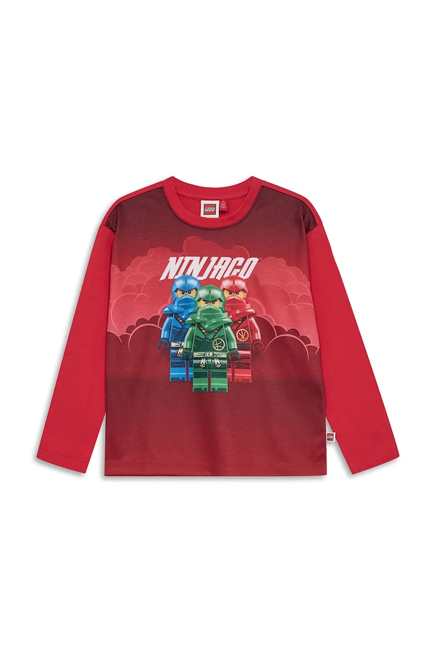 Lego tričko s dlhým rukávom detské s bavlnou LWTAJ 611