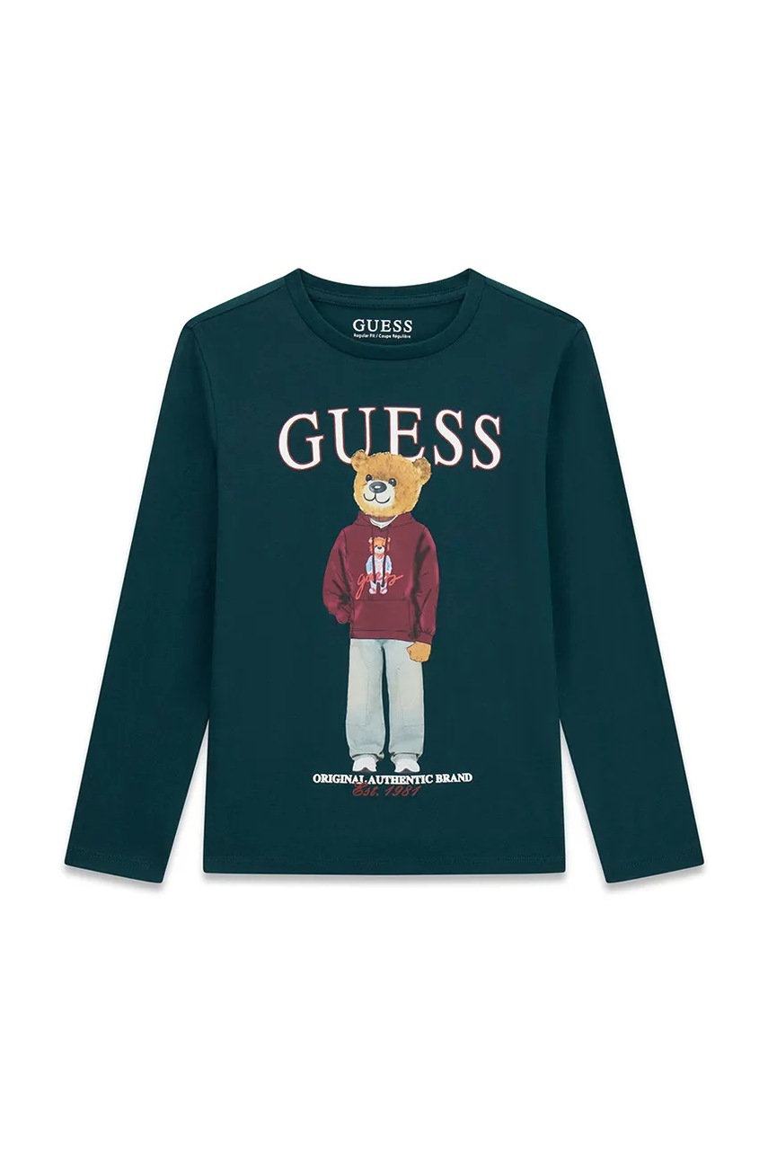 Guess tričko s dlhým rukávom detské bavlnené