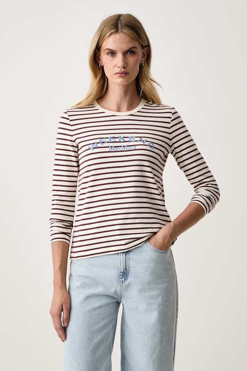 Weekend Max Mara  longsleeve pentru femei din bumbac cu elastan WKDCESTINO