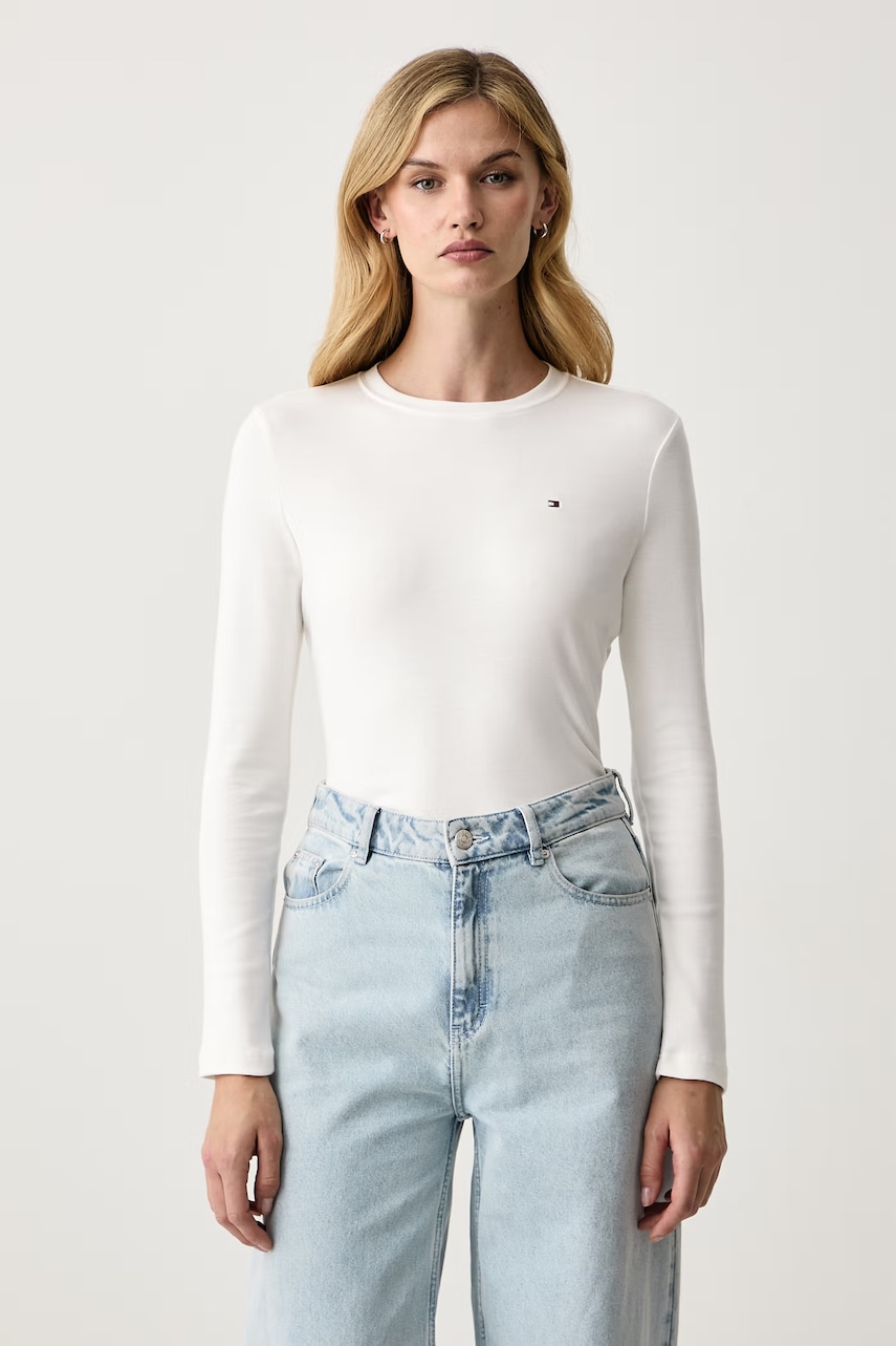 Tommy Hilfiger majica dugih rukava ženska pamučna