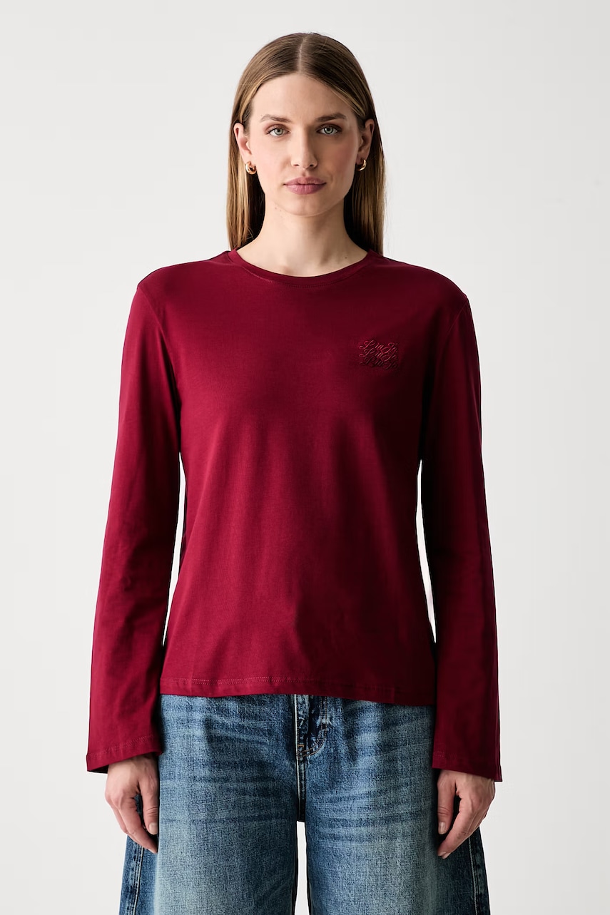 Liu Jo longsleeve damski bawełniany