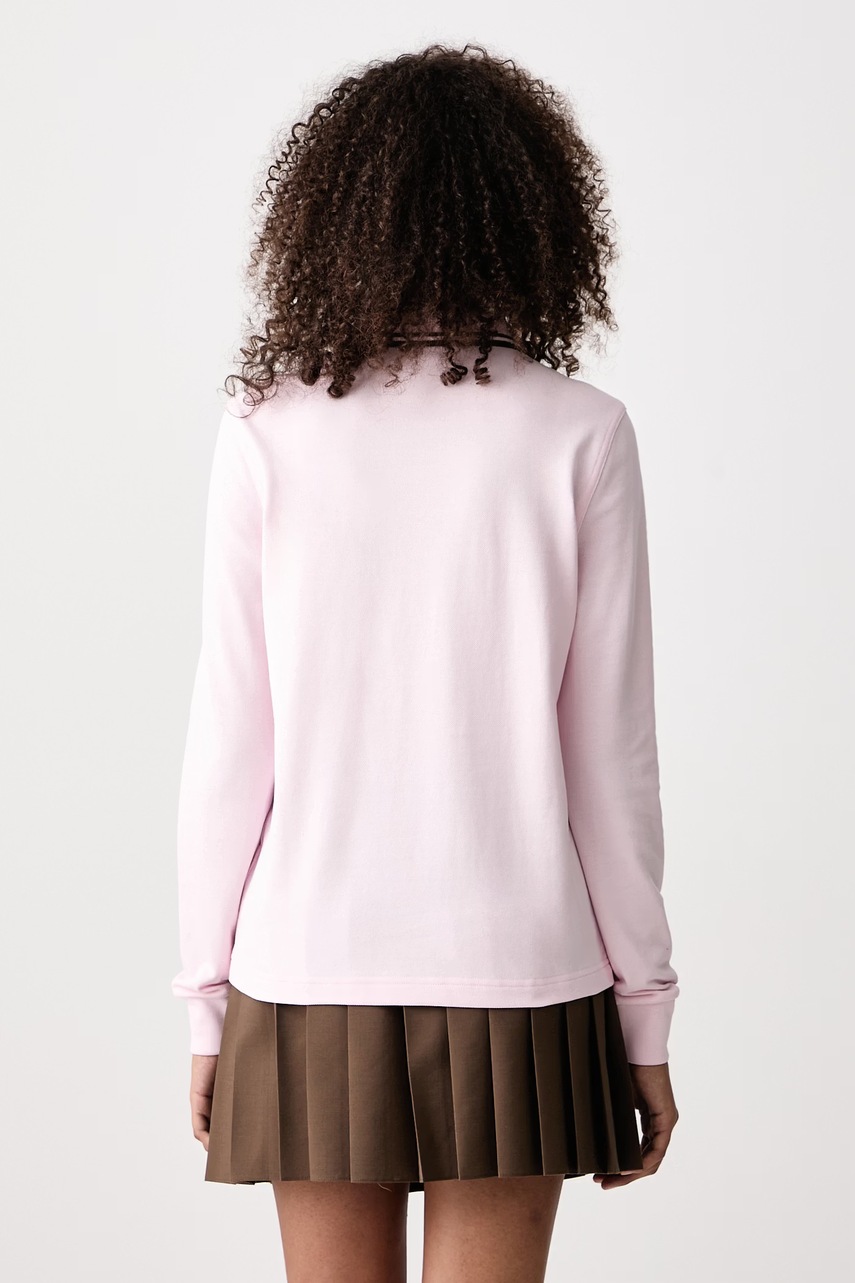 Fred Perry  longsleeve damski bawełniany (zdjęcie 3)