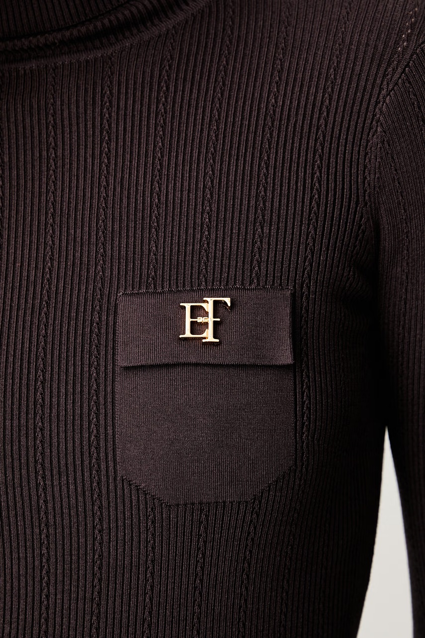 Elisabetta Franchi Elisabetta Franchi πουλόβερ lounge γυναικείο με lyocell - 5
