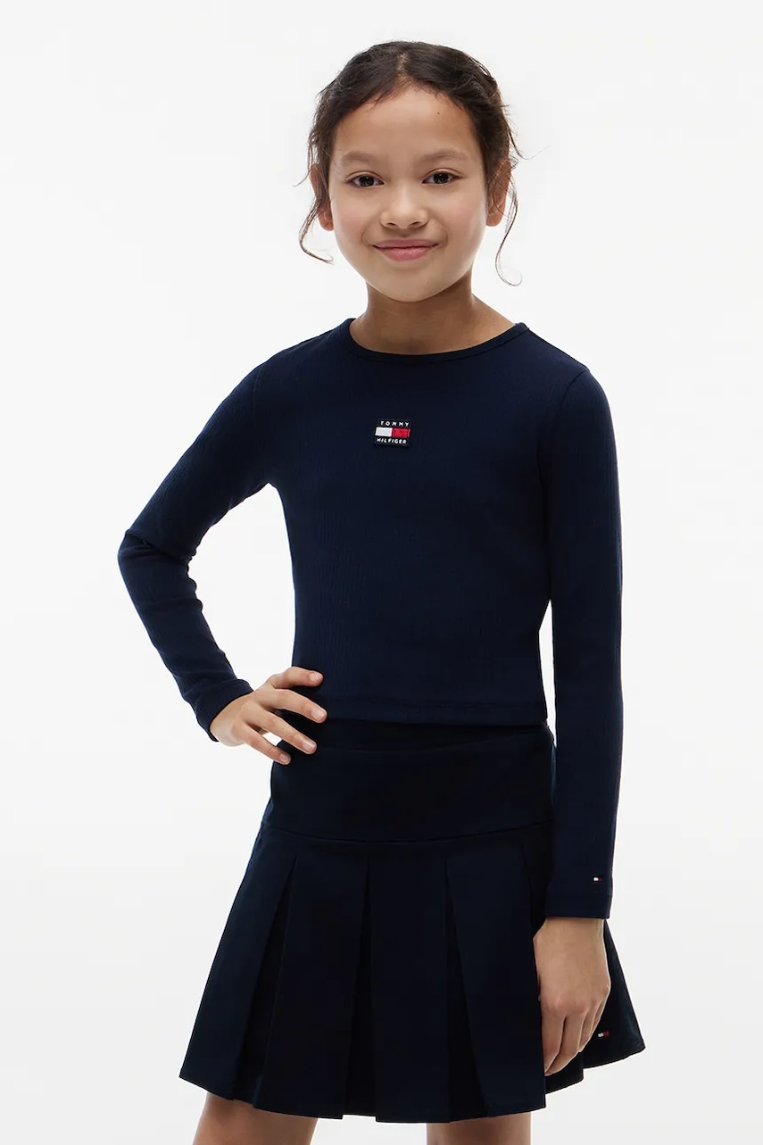 Tommy Hilfiger majica dugih rukava za djecu s pamukom