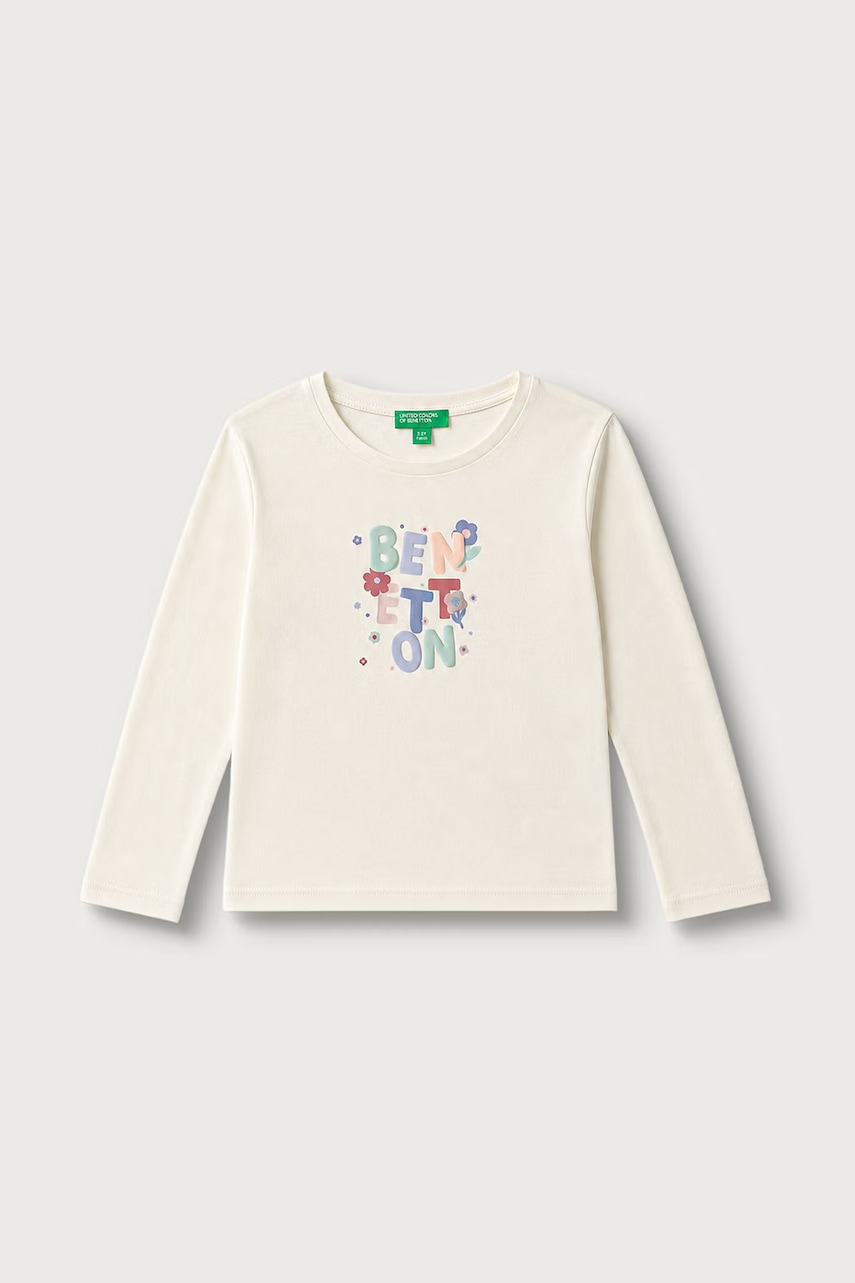 United Colors of Benetton  tričko s dlhým rukávom detské bavlnené