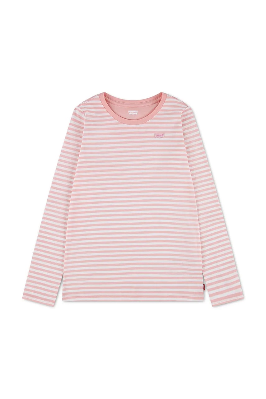 Levi's majica dugih rukava za djecu s pamukom STRIPE TEE