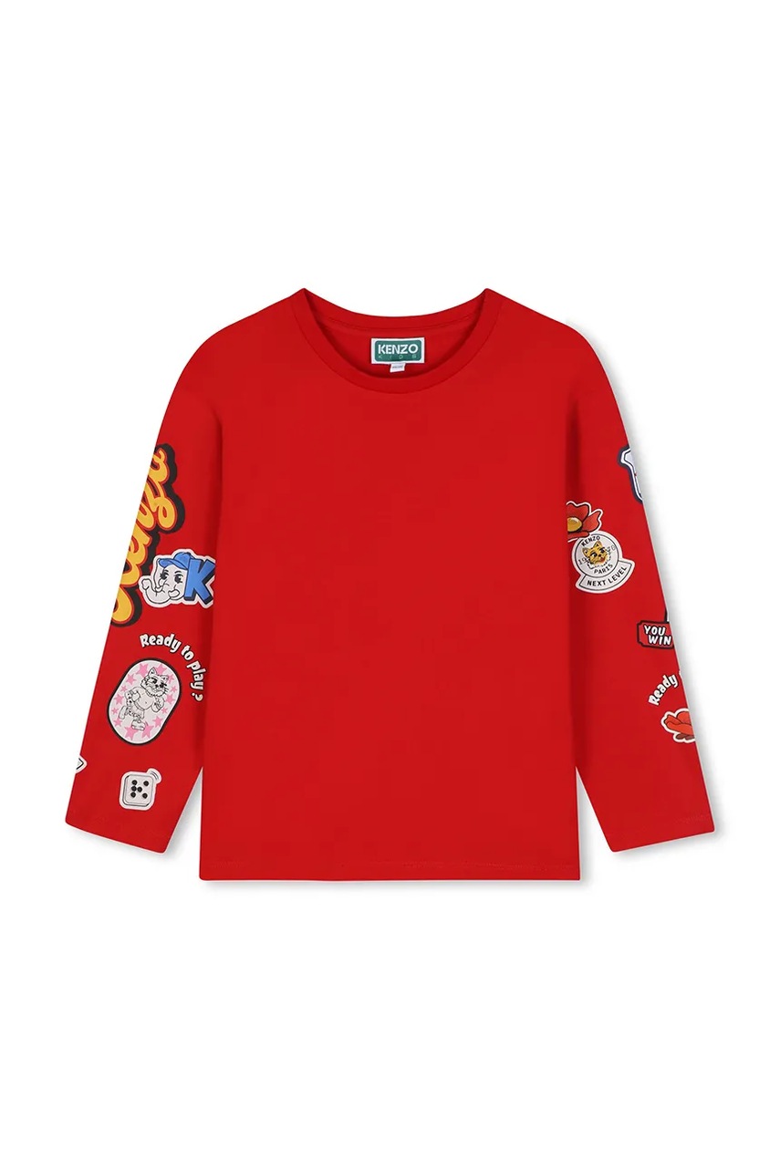 Kenzo Kids longsleeve pentru copii din bumbac