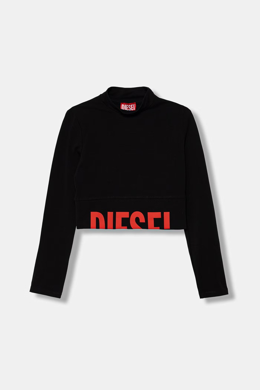 Diesel majica z dolgimi rokavi otroška bombažna z elastanom TCEFILS T-SHIRT