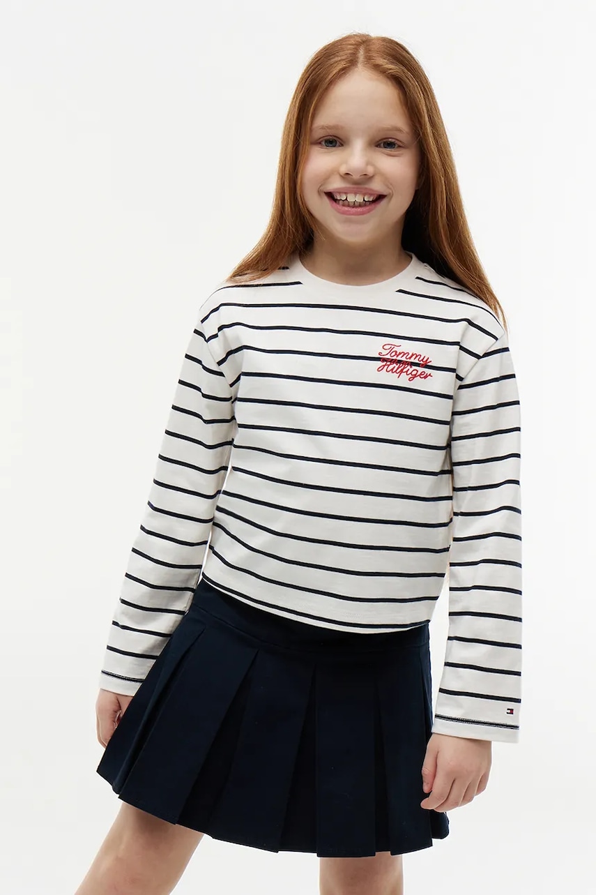 Tommy Hilfiger tričko s dlouhým rukávem dětské bavlněné