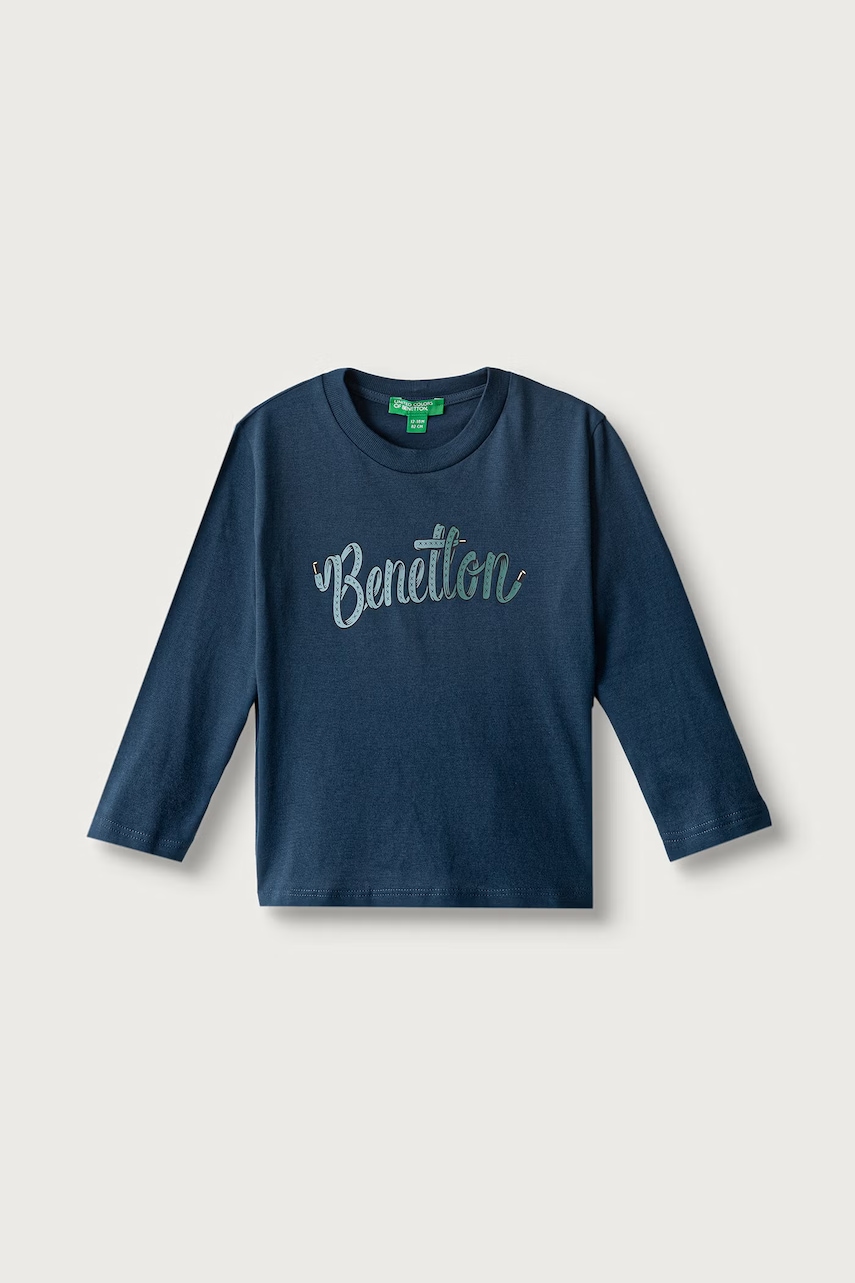 United Colors of Benetton  tričko s dlhým rukávom dámske bavlnené