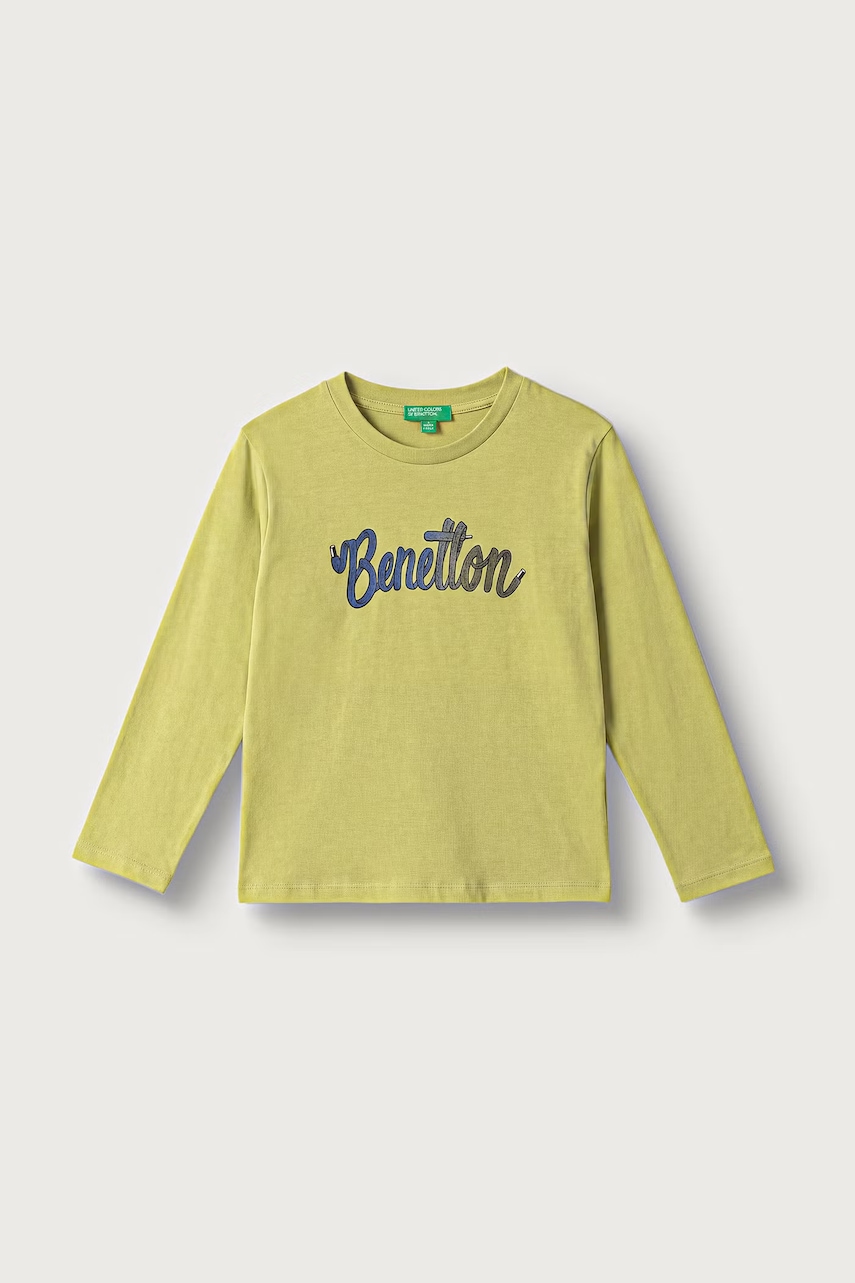 United Colors of Benetton  tričko s dlhým rukávom dámske bavlnené