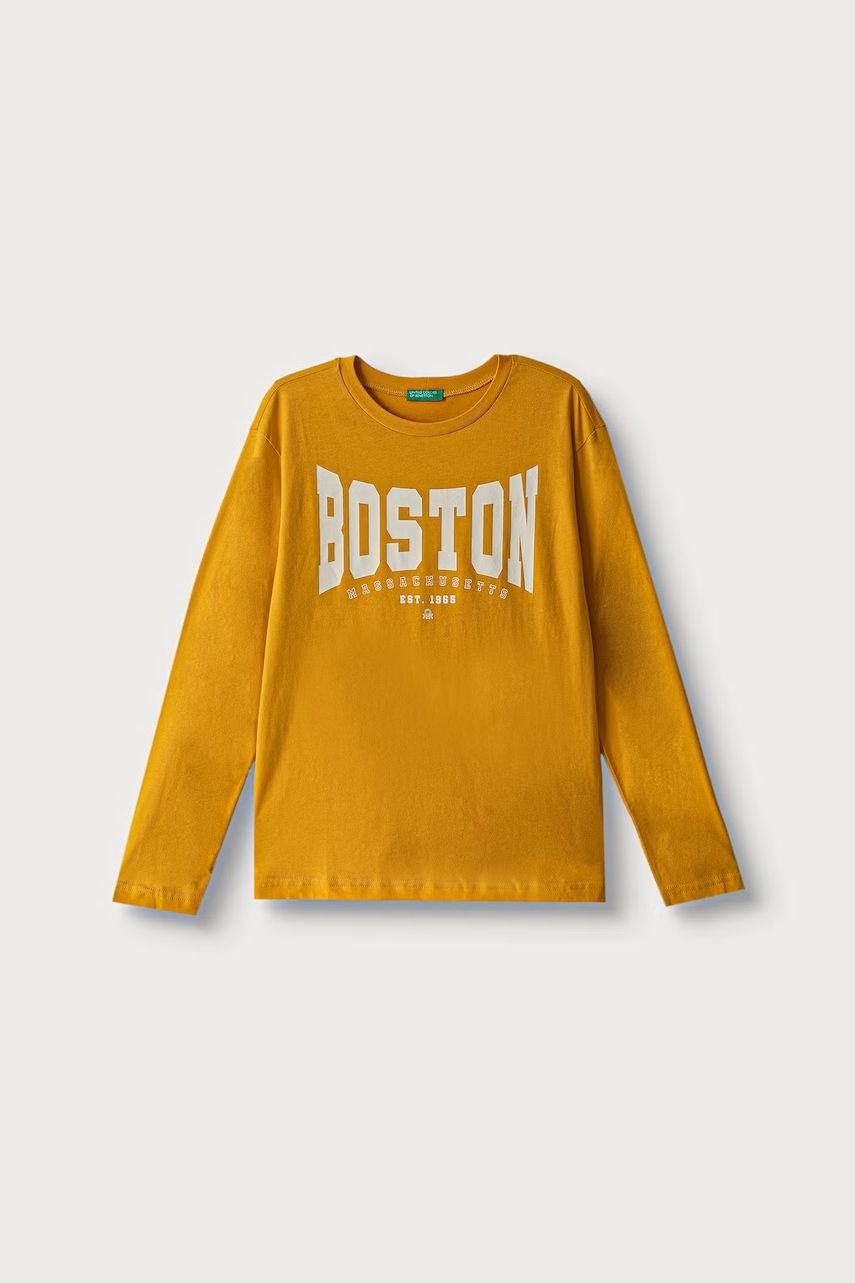 United Colors of Benetton  tričko s dlhým rukávom detské bavlnené