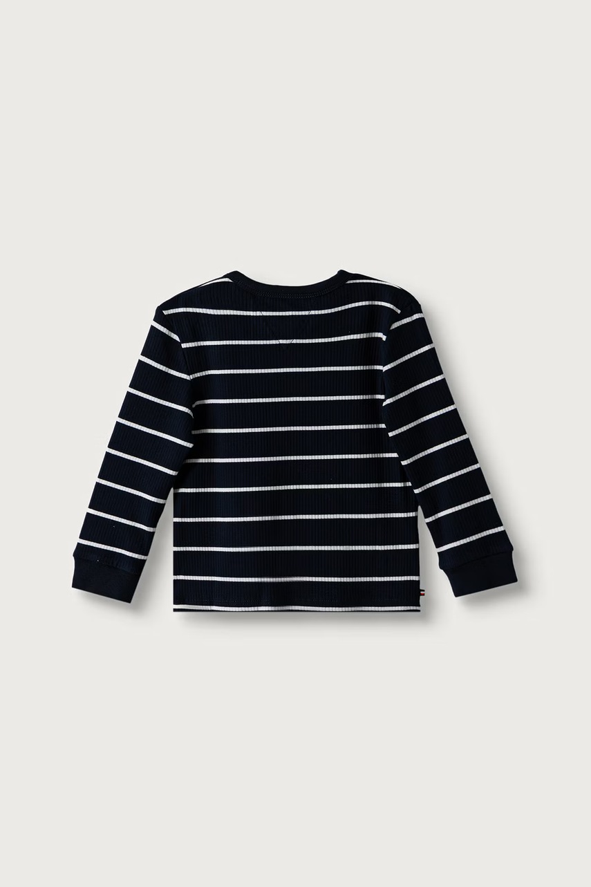 Tommy Hilfiger  блуза с дълги ръкави за бебе от памук с еластан