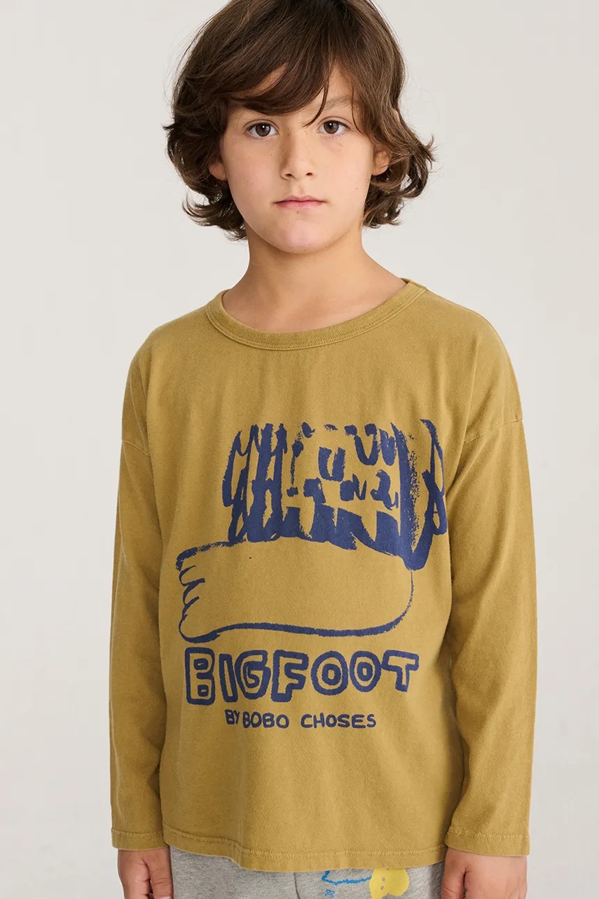 Bobo Choses majica dugih rukava za djecu od pamuka Bigfoot