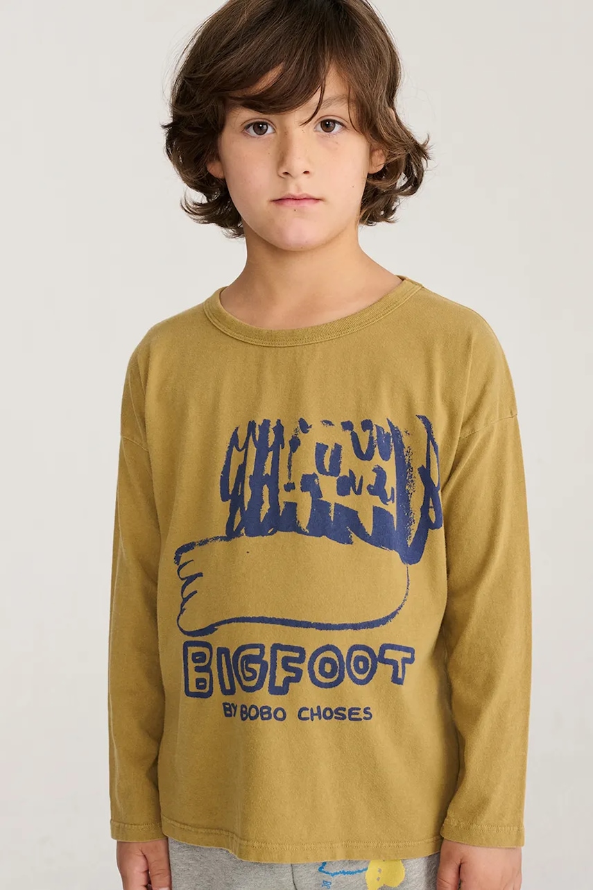 Bobo Choses majica dugih rukava za djecu od pamuka Bigfoot