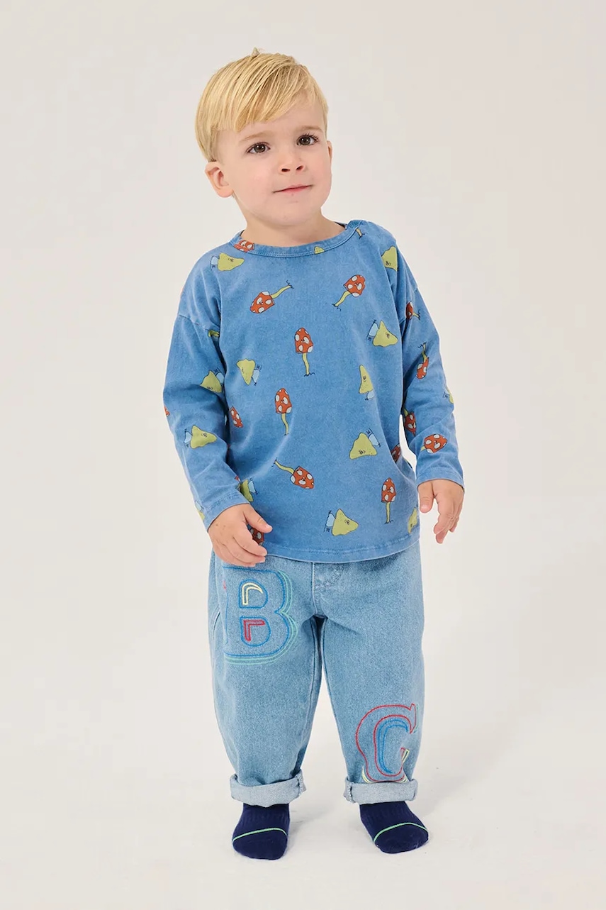 Bobo Choses  tričko s dlhým rukávom detské s bavlnou Mush Monster
