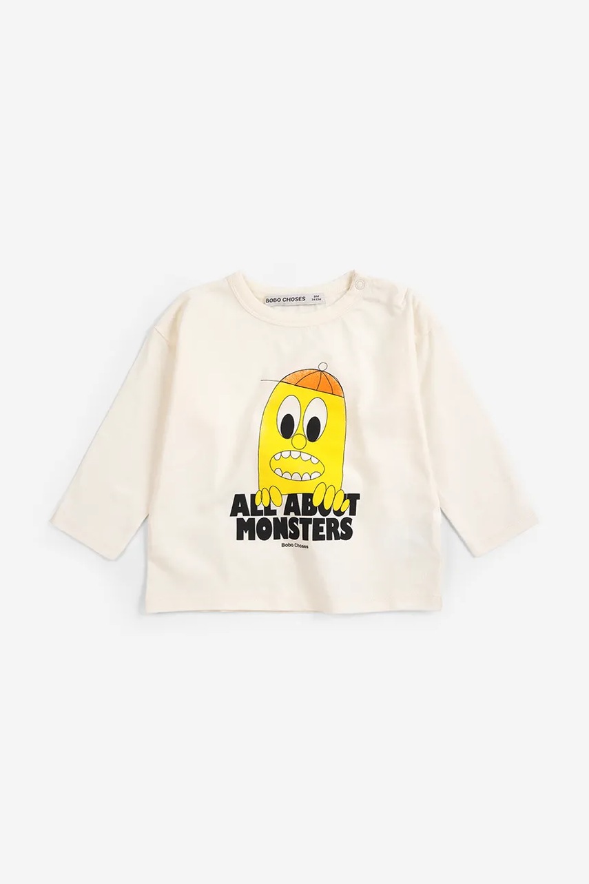 Bobo Choses majica dugih rukava za djecu od pamuka Bigtooth Lemon