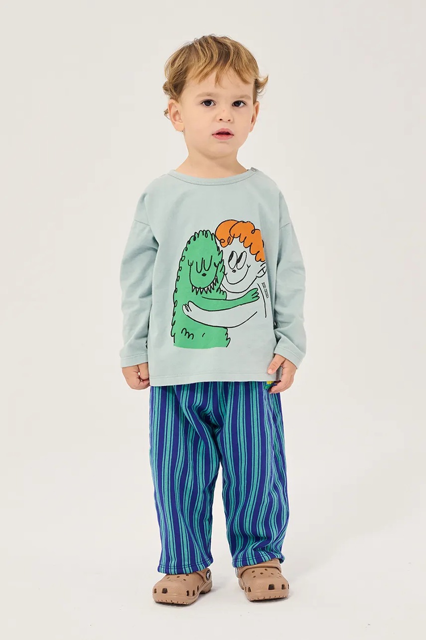 Bobo Choses majica dugih rukava za bebe od pamuka Hug Hairy Monster
