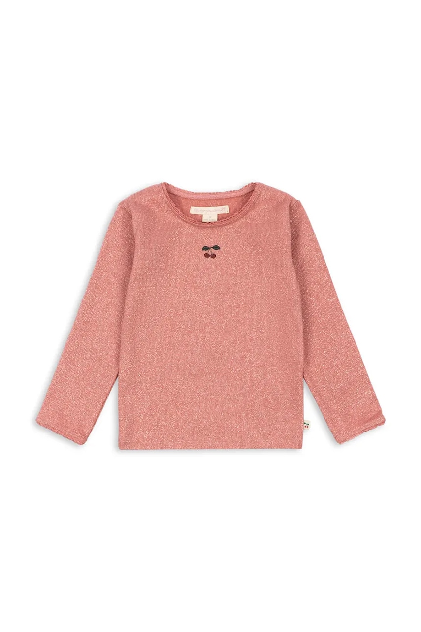 Konges Sløjd  tričko s dlhým rukávom detské s bavlnou ROLI BLOUSE OCS
