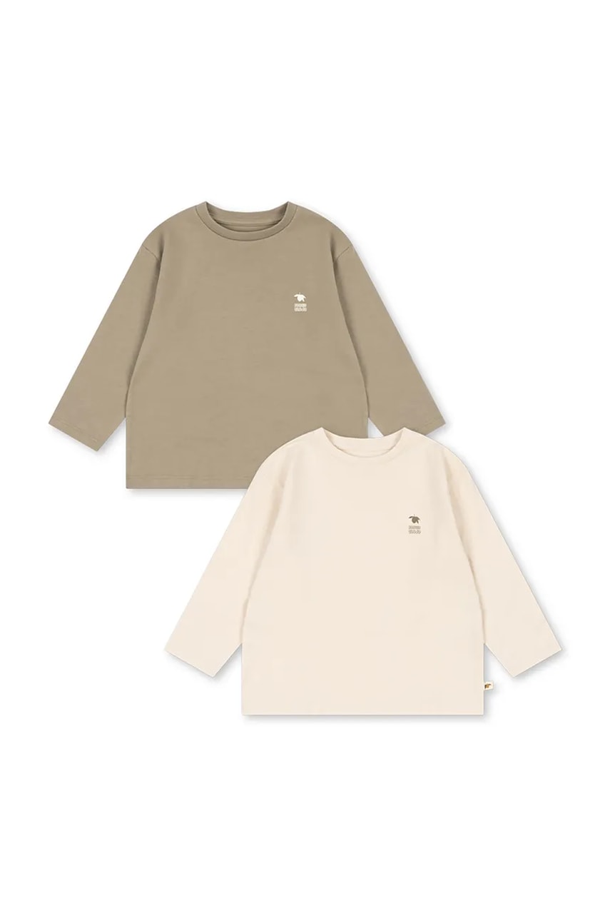 Konges Sløjd majica dugih rukava za djecu od pamuka 2 PACK LIN LS TEE GOTS
