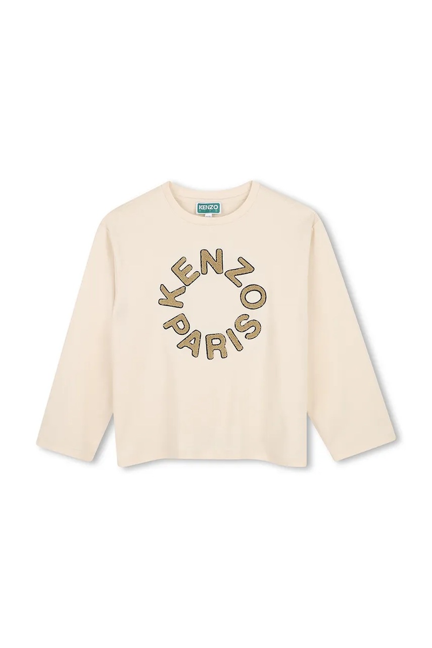 Kenzo Kids tričko s dlhým rukávom detské bavlnené