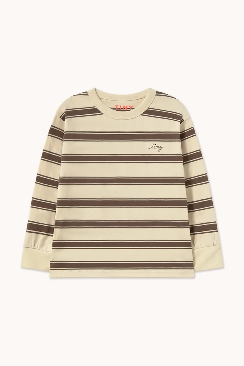 Tinycottons tričko s dlhým rukávom detské bavlnené RETRO STRIPES SLEEVE TEE