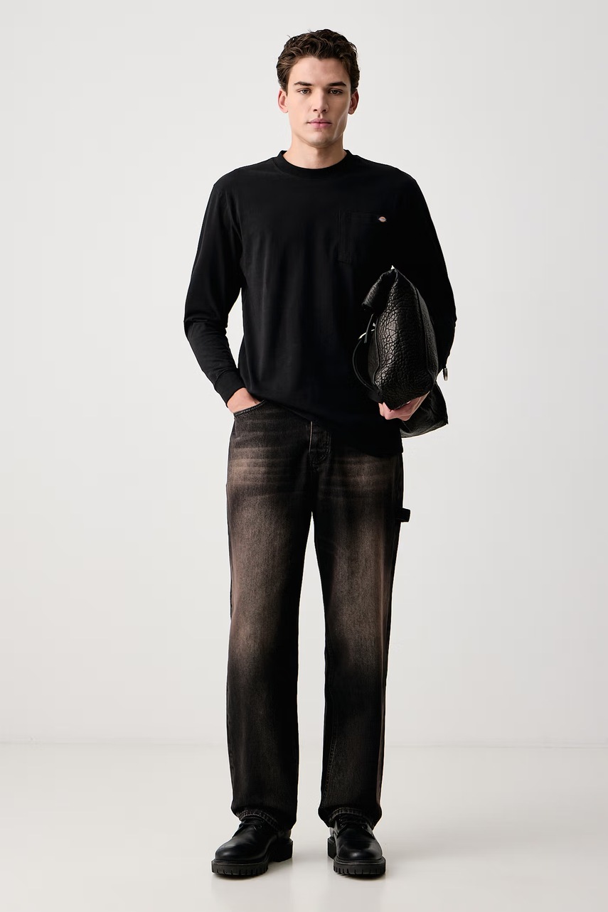 Dickies  блуза с дълги ръкави мъжка от памук