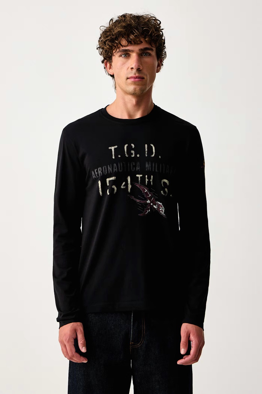 Aeronautica Militare  longsleeve pentru bărbați din bumbac