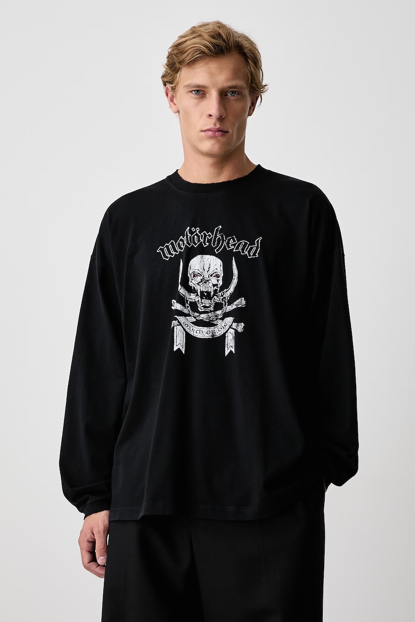 Vetements Vetements x Motorhead longsleeve męski bawełniany