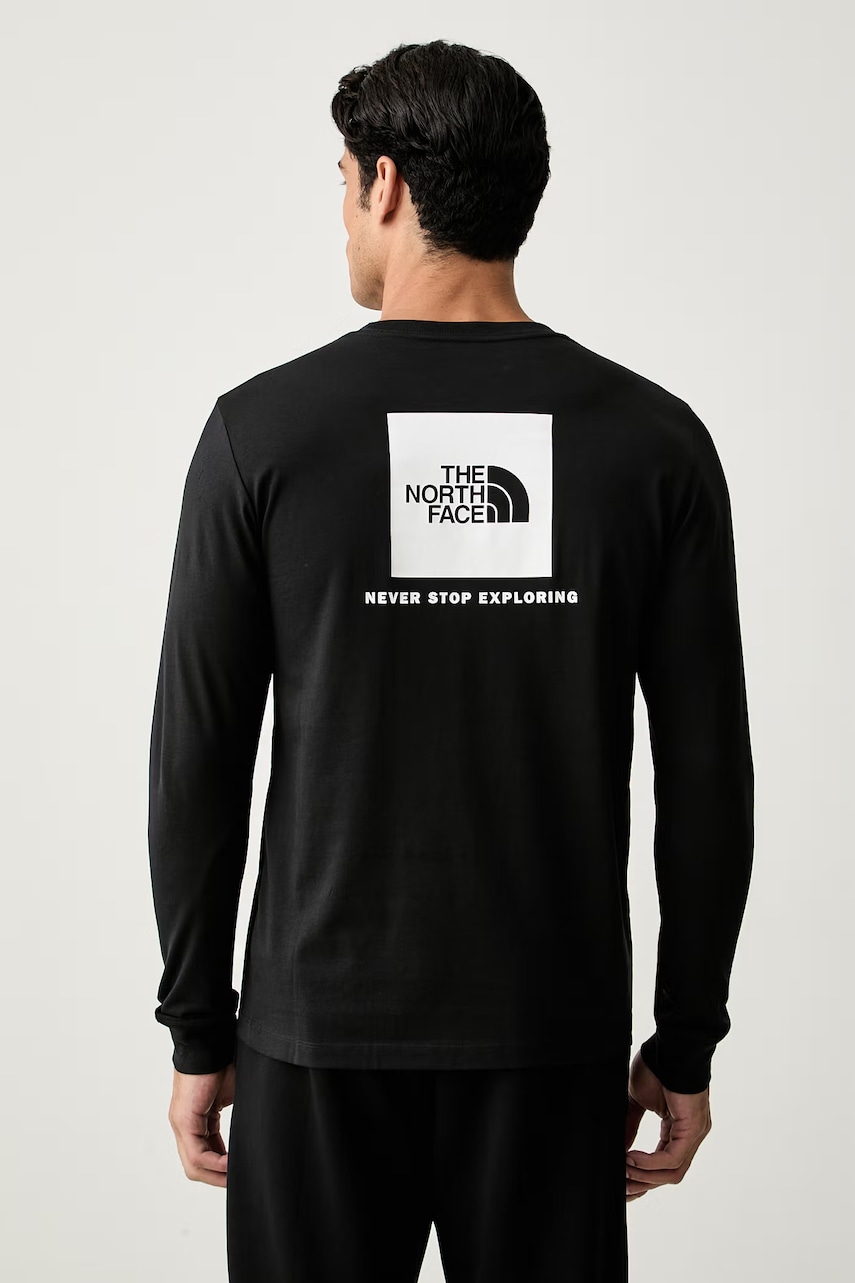 The North Face longsleeve męski z bawełną EVOLUTION