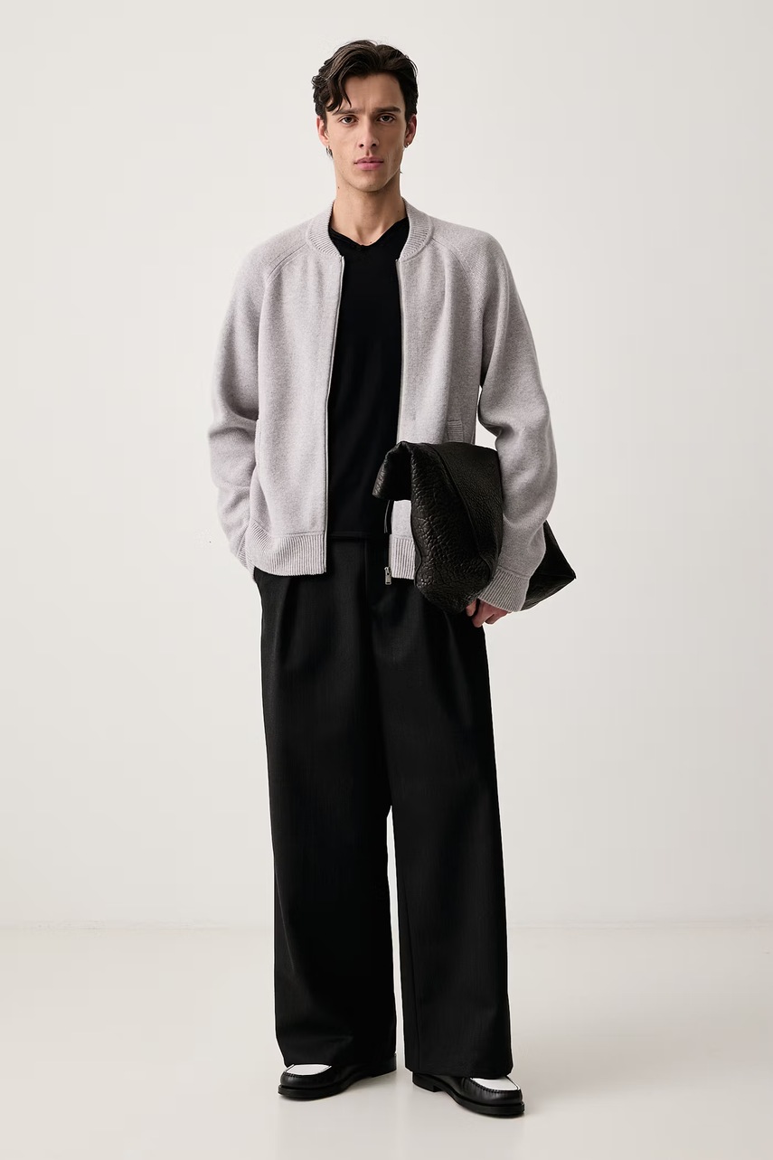 Zadig&Voltaire  блуза с дълги ръкави мъжка от памук MONASTIR