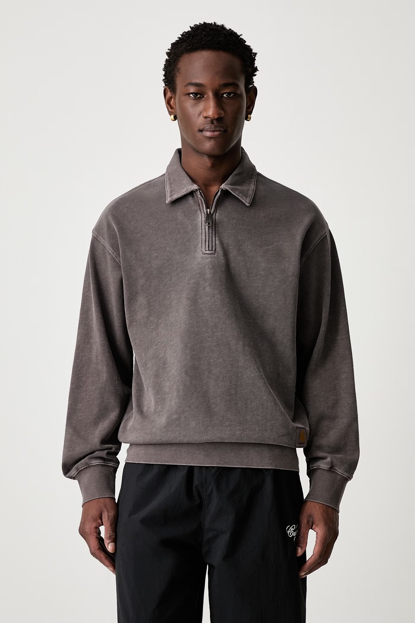 Carhartt WIP Harper Polo longsleeve męski bawełniany