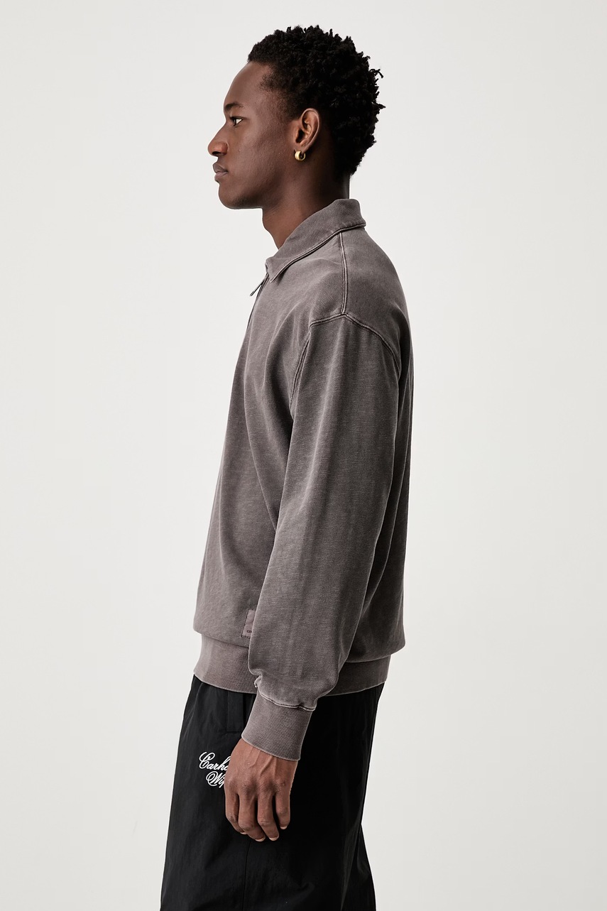 Carhartt WIP Harper Polo longsleeve męski bawełniany (zdjęcie 2)