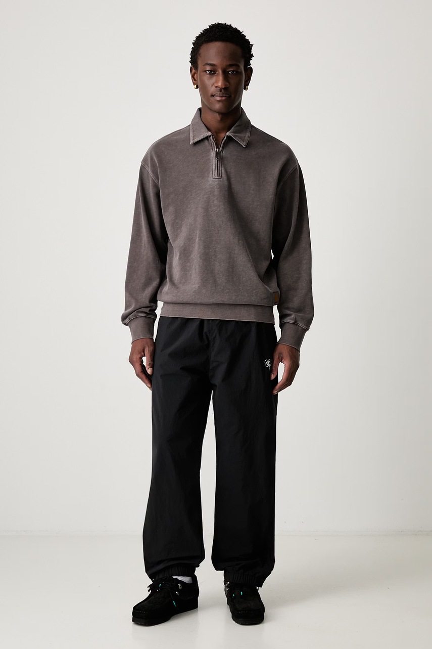 Carhartt WIP Harper Polo longsleeve męski bawełniany (zdjęcie 6)