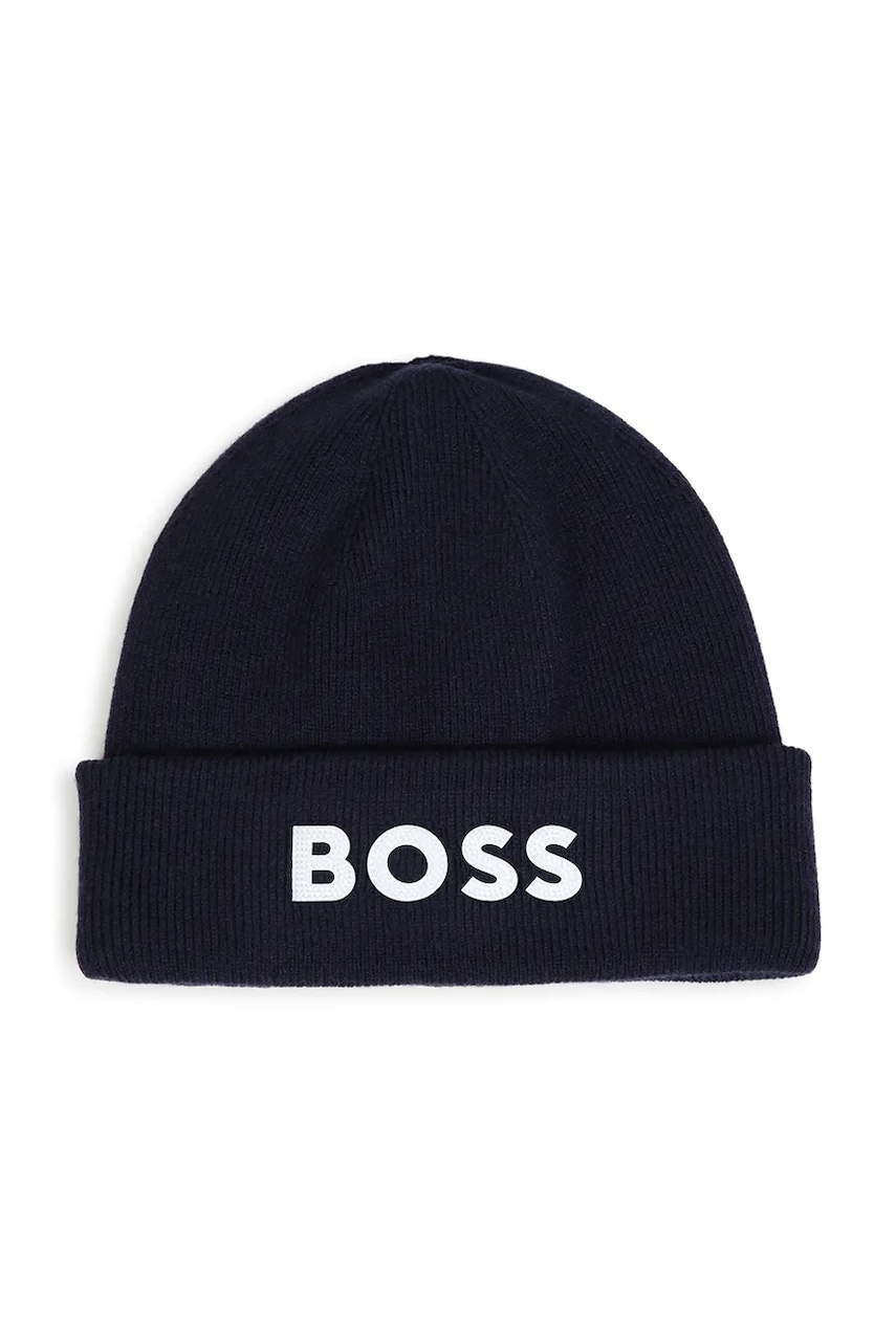 BOSS beanie kapa za djecu s viskozom