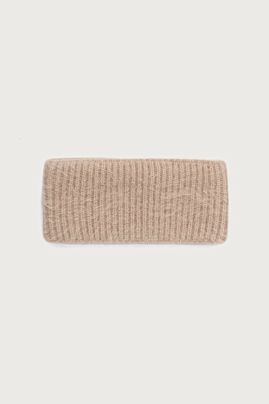 Le Privé traka za glavu za žene s dodatkom kašmira LE HEADBAND BEIGE