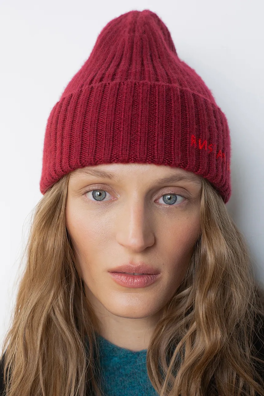 RUSLAN BAGINSKIY  čiapka beanie dámska z meríno vlny