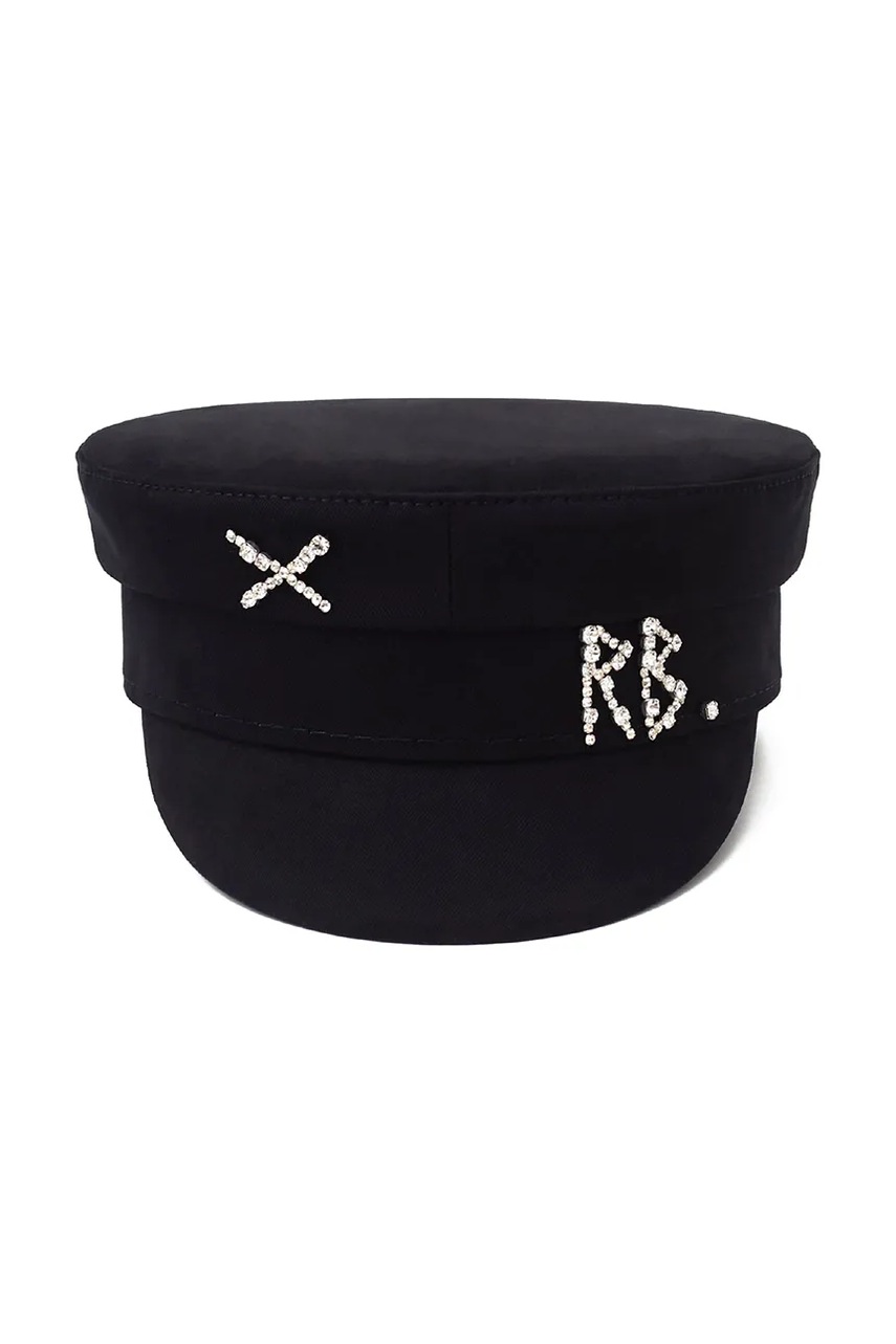 RUSLAN BAGINSKIY κασκέτο γυναικείο μάλλινο Crystal-embellished Wool Baker Boy Cap