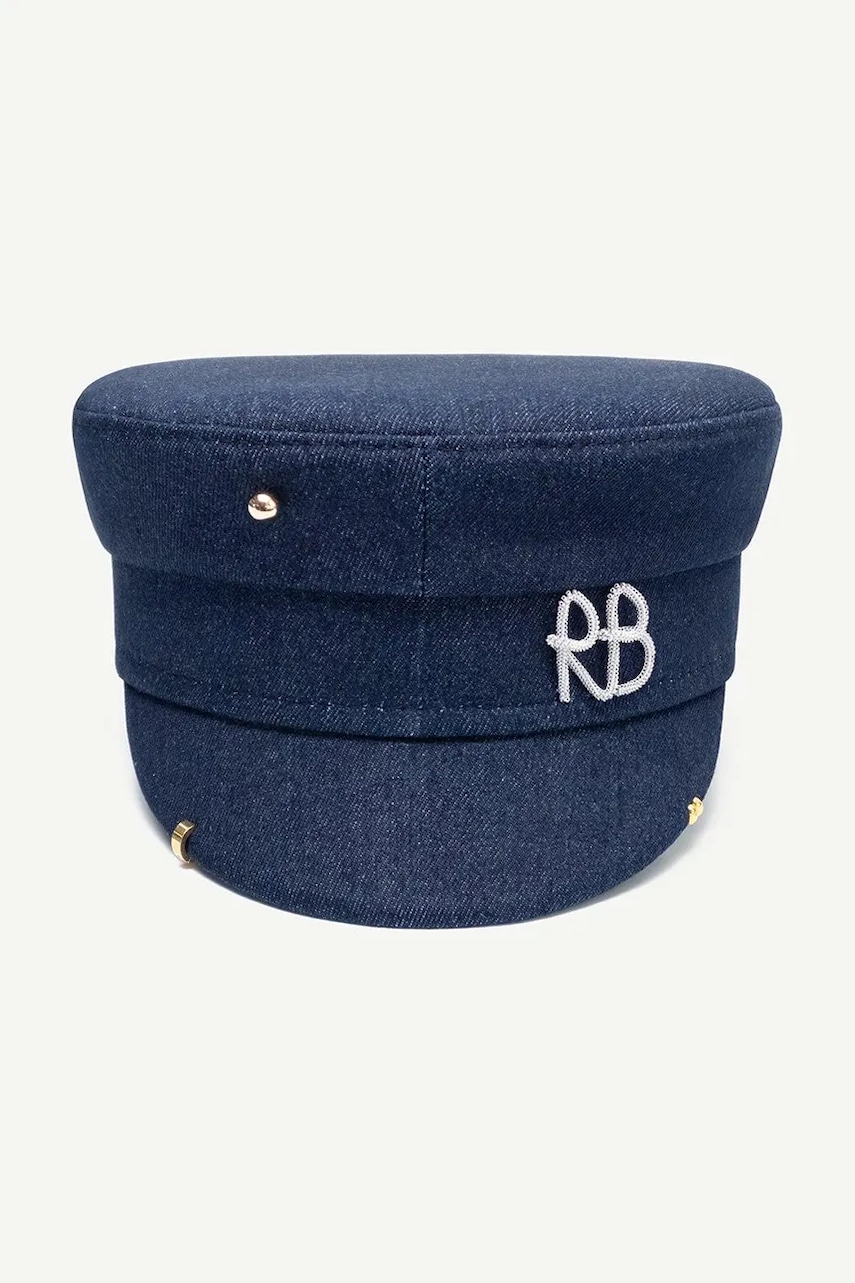 RUSLAN BAGINSKIY RUSLAN BAGINSKIY κασκέτο γυναικείο ντένιμ Baker Boy Cap - 2