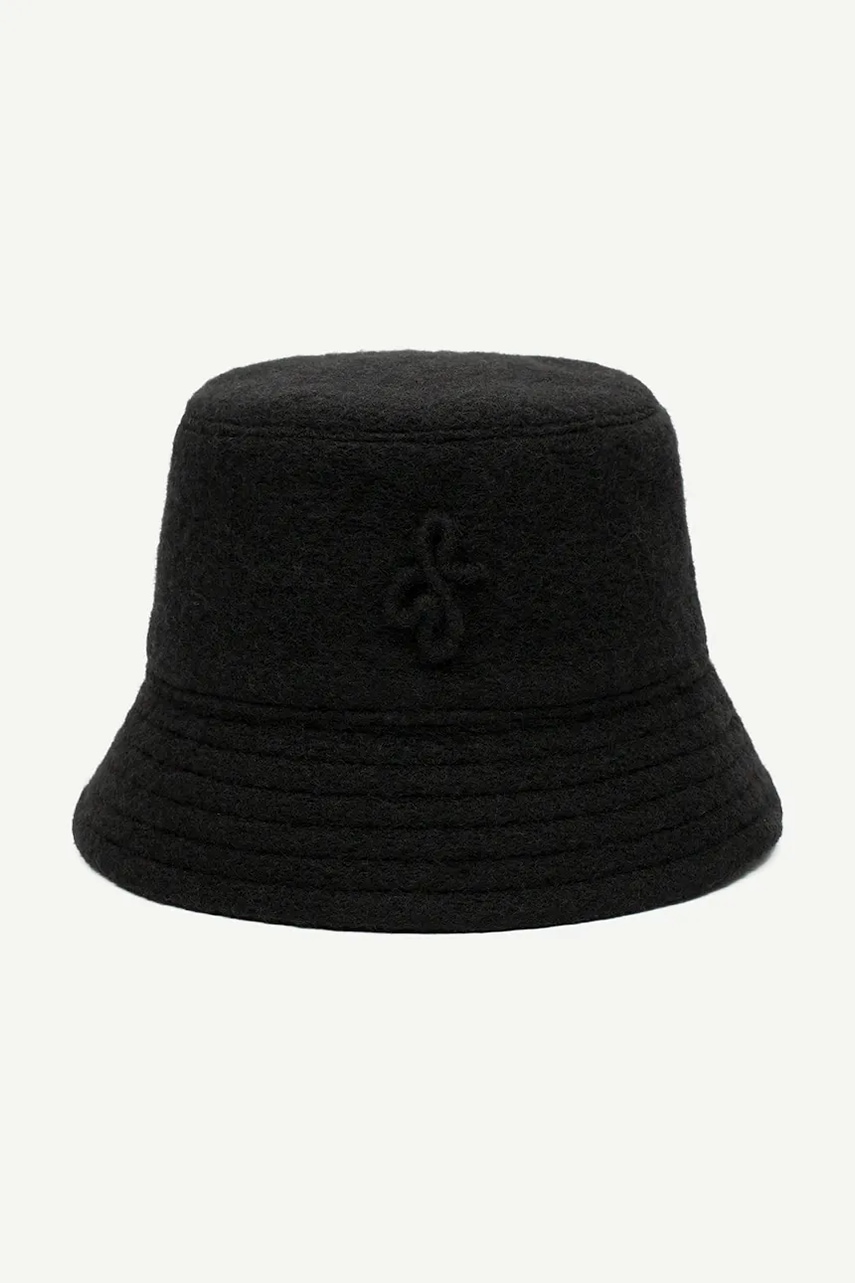 RUSLAN BAGINSKIY  klobúk bucket dámsky s vlnou Monogram-embellished Bucket Hat