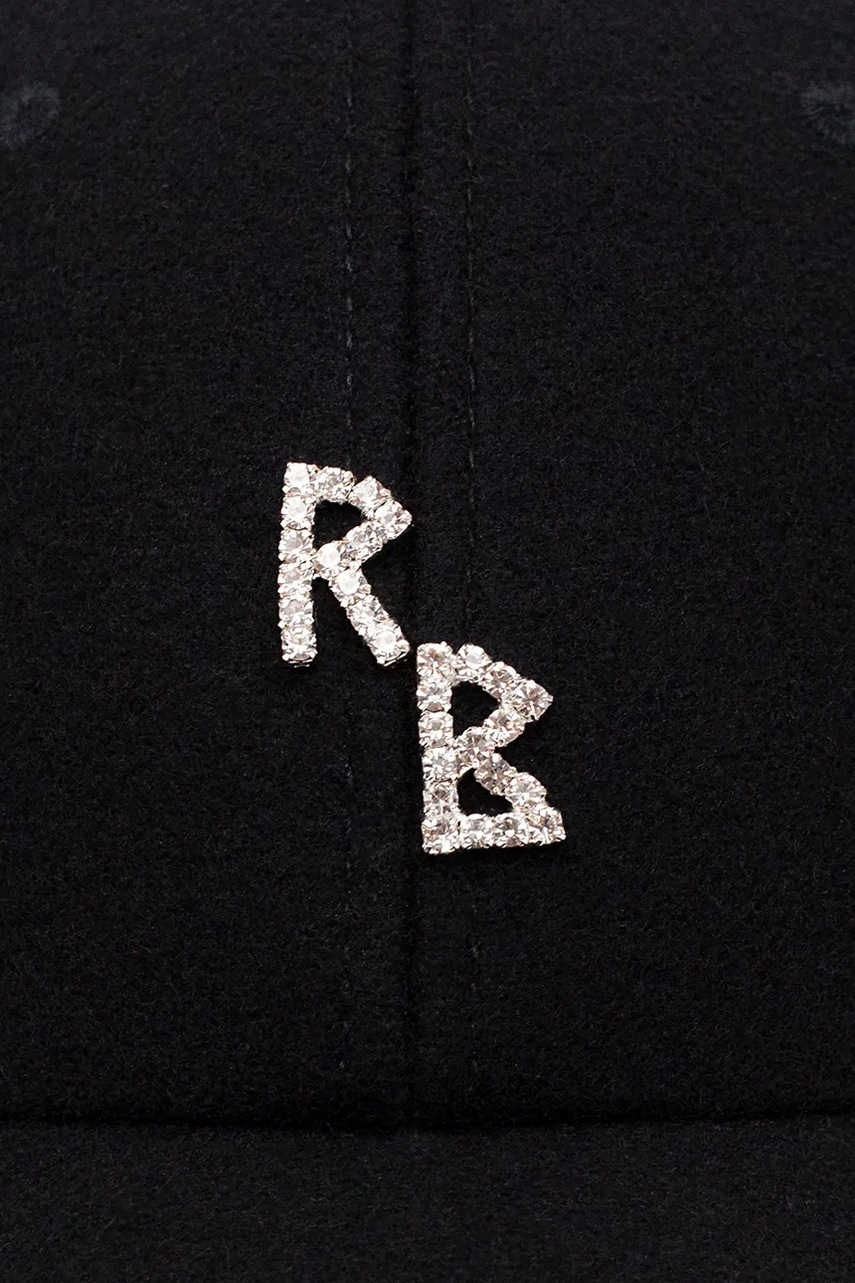 RUSLAN BAGINSKIY RUSLAN BAGINSKIY καπέλο με γείσο γυναικείο μάλλινο Crystal-embroidered - 4