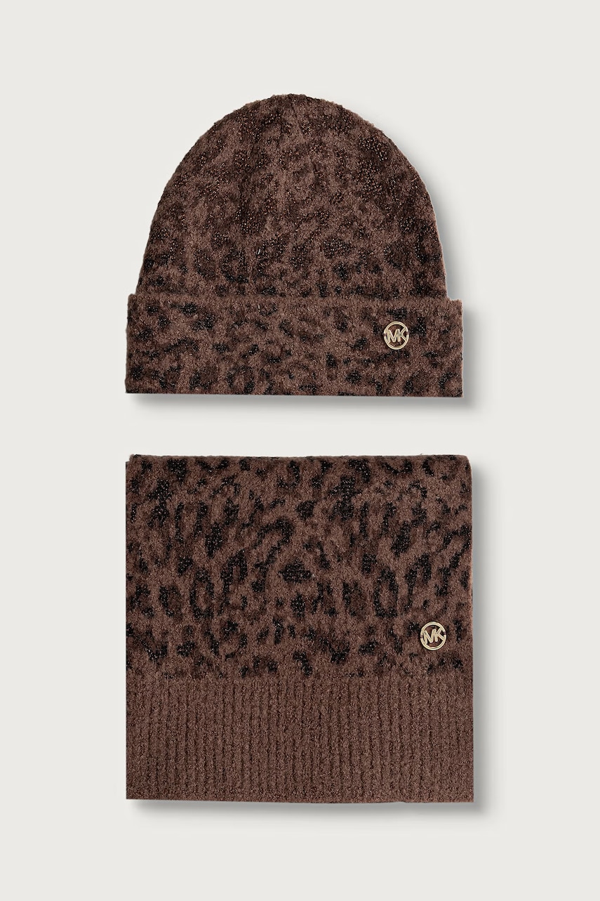 MICHAEL Michael Kors kapa i šal za žene s dodatkom vune