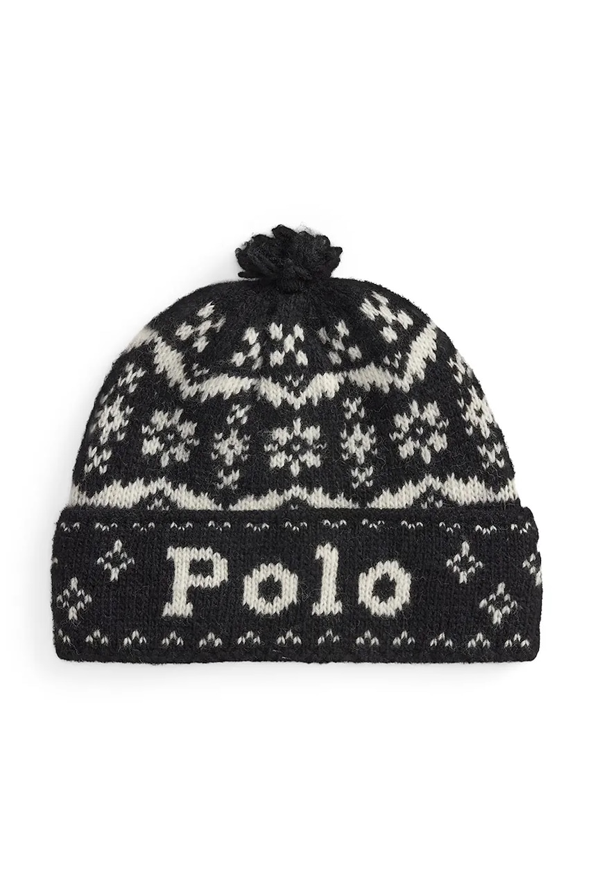 Polo Ralph Lauren kapa s pomponom za žene od vune