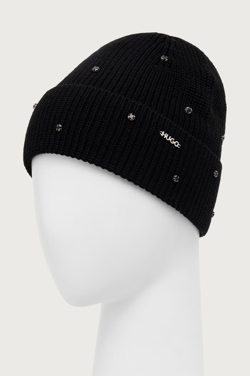 HUGO  шапка beanie дамска Sili_Hat