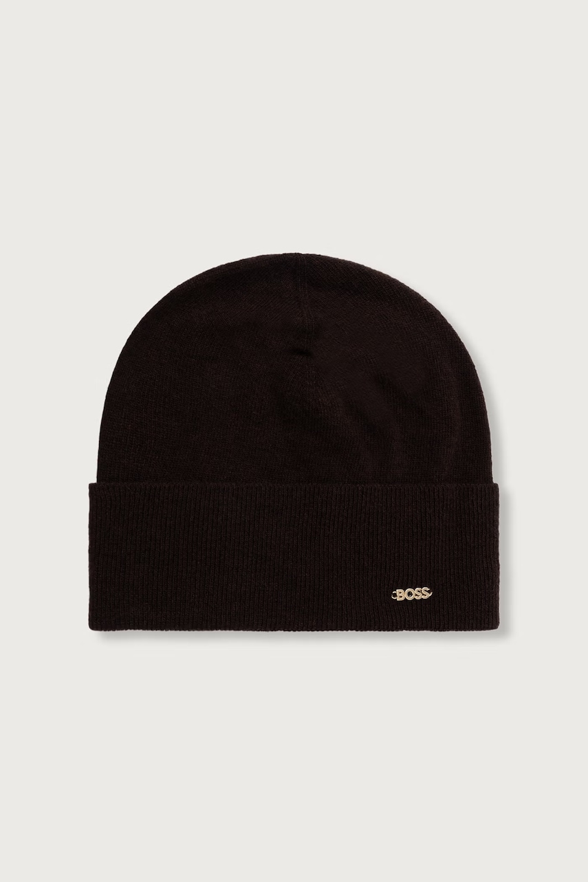 BOSS  čiapka beanie dámska vlnená Laris_hat