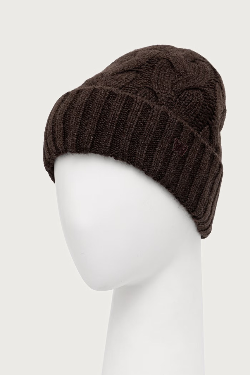 Weekend Max Mara  шапка beanie дамска от кашмир WKAZAMPA