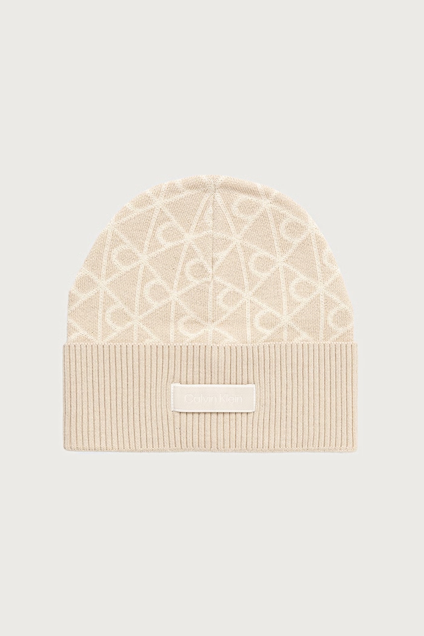 Calvin Klein  čiapka beanie dámska vlnená